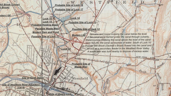 Carl Walter’s Map of the Hampshire & Hampden Canal