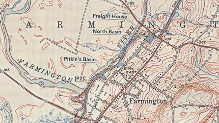 Carl Walter’s Map of the Farmington Canal